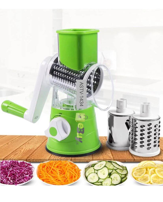 3 in 1 Manual Tabletop Drum Grater