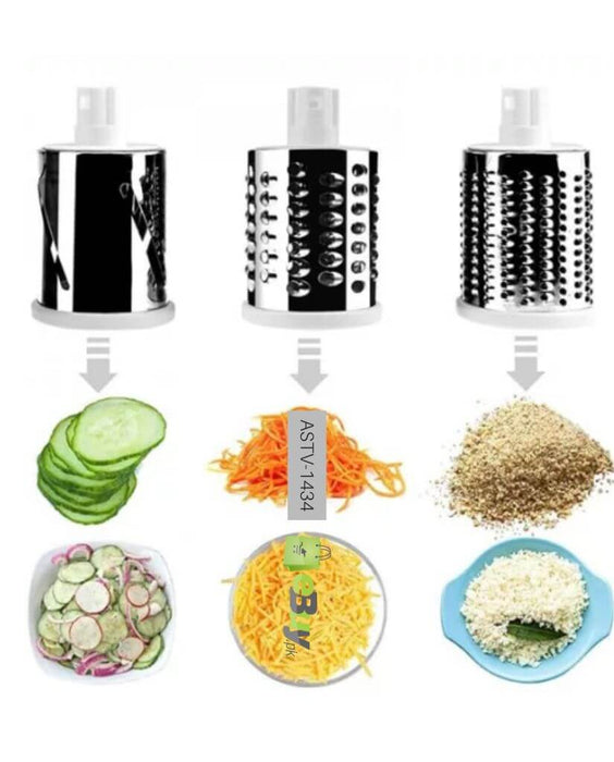 3 in 1 Manual Tabletop Drum Grater